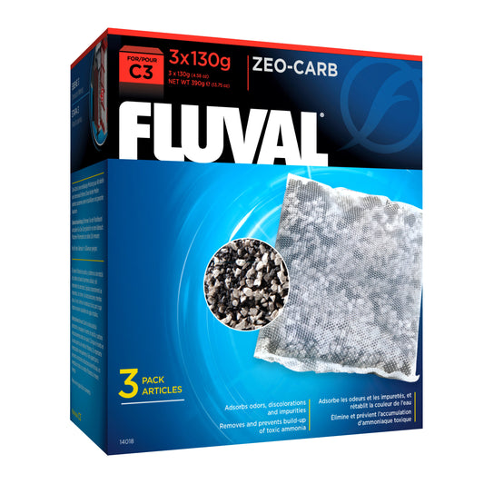 Fluval Zeo-Carb for C Power Filters - 3 Pack
