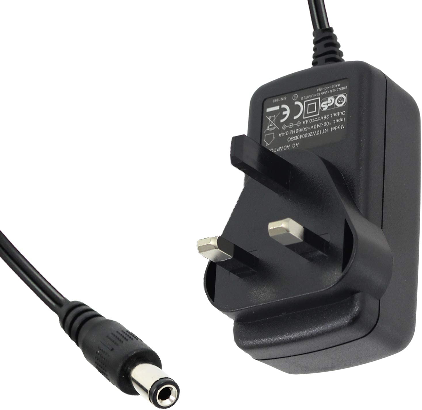 2 Pin BRAUN Shaver Charger EU Plug Cable Series 5 8385 C&R 8374 8377 5