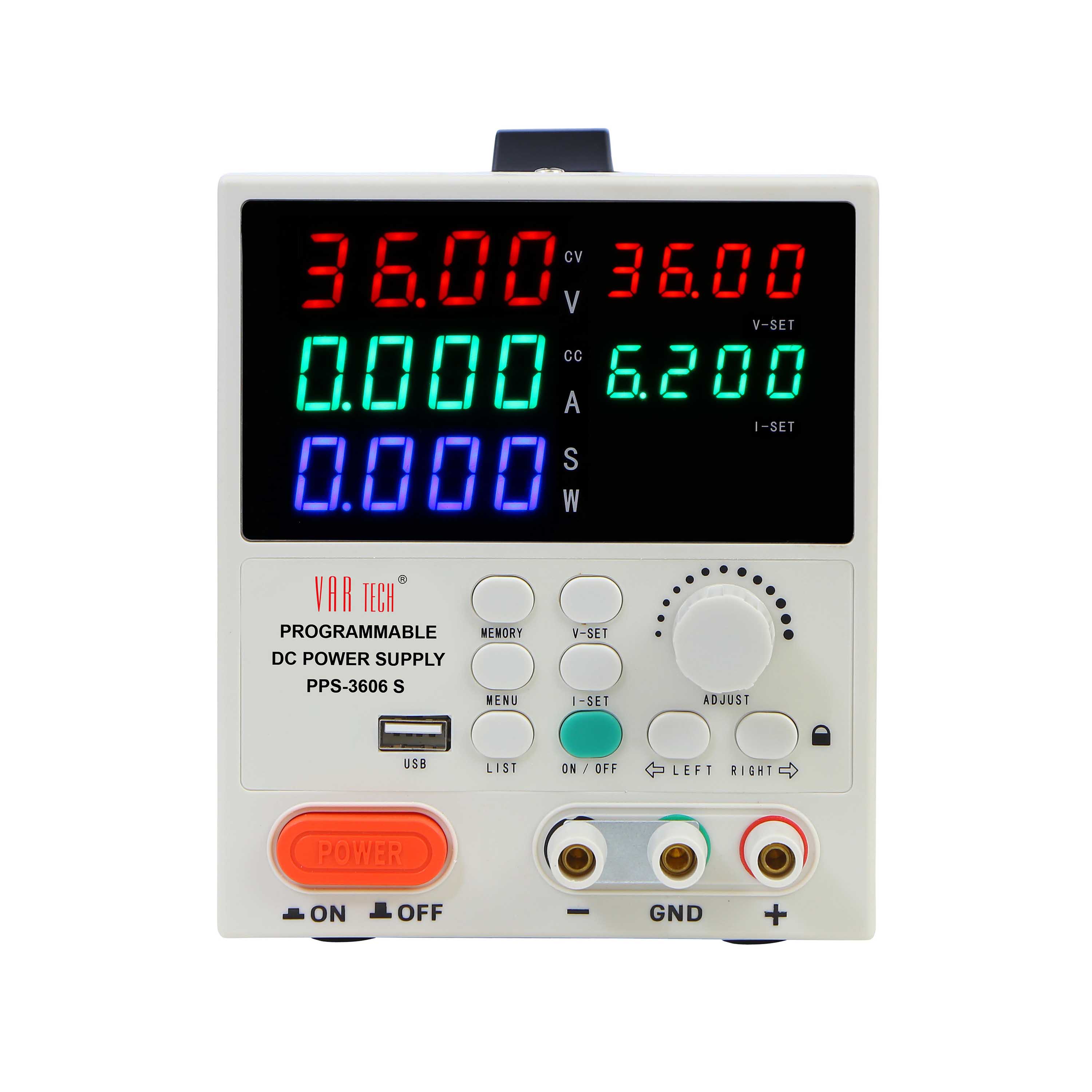 3005 B 30V 5A Linear DC regulated power supply with Output On/Off