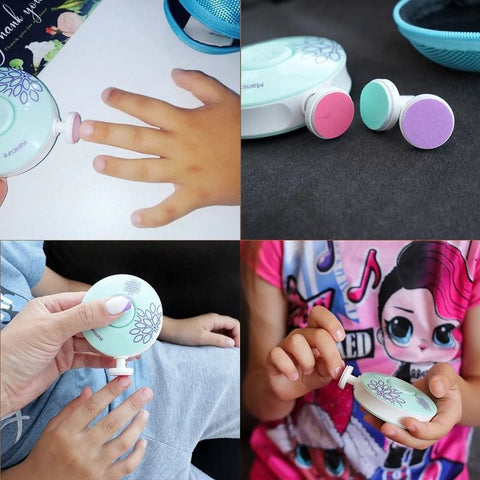 Nouveau Coupe-ongles électrique pour bébé Pour enfants Outil de polissage d' ongles Aldult Kit de soins pour nouveau-né Ensemble de manucure Ensemble de  coupe-ongles simple et sûr pour bébés