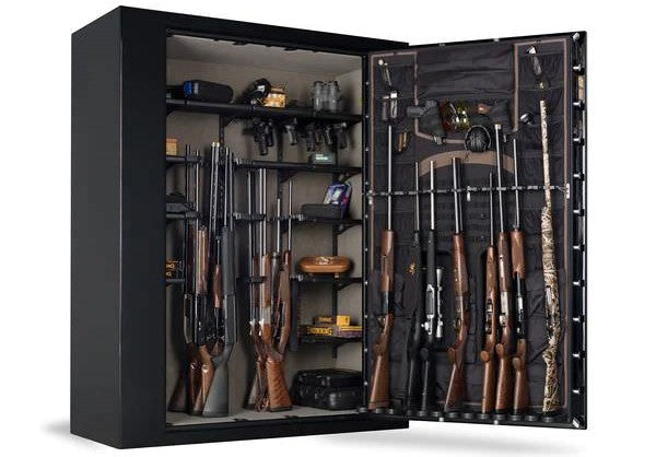 Browning M65T Fireproof Gun Safe Open and Stocked