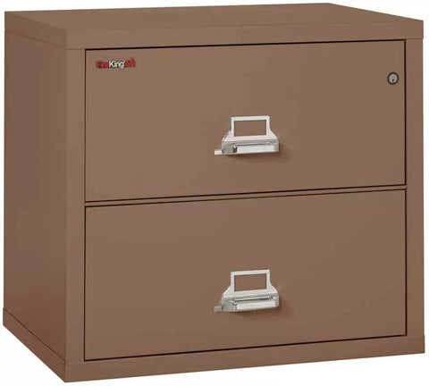 FireKing 2-3122-C Two Drawer Lateral Fire File Cabinet Tan