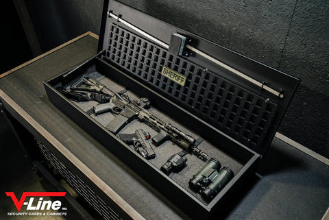 V Line SRT Tactical Vault open gun inside