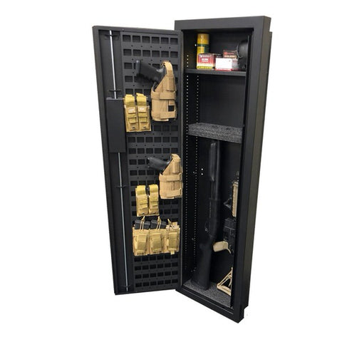 V-Line Tactical In Wall Closet Vault Flat Open Stocked