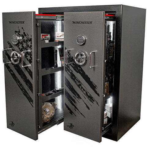 Winchester Defender Double Door Fireproof Safe Open Stocked