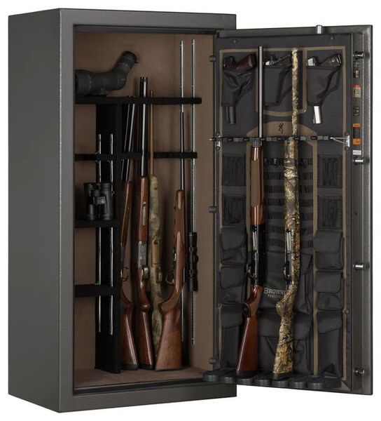 Browning SP23 Fireproof Gun Safe Open and stocked