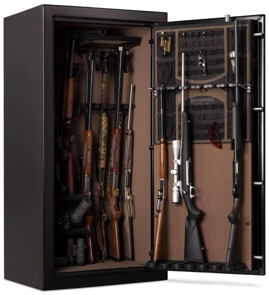 Browning SP33 Fireproof Gun Safe Open and Stocked