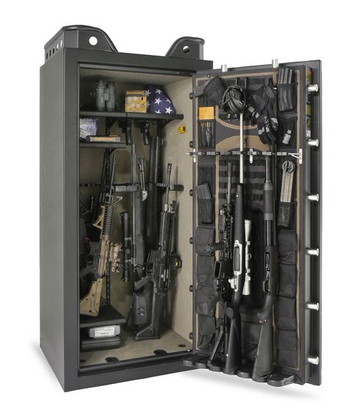 Browning US33 Armoed US Gun Safe - open and stocked