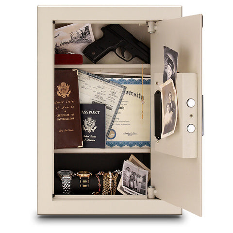 Mesa MAWS2113E Adjustable Wall Safe Open Stocked