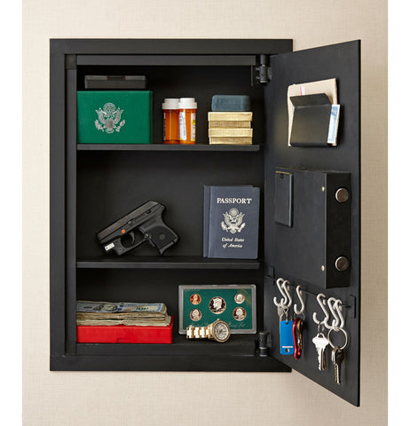 SnapSafe 75410 In Wall Safe Open Stocked