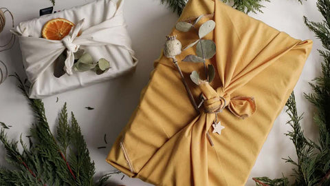 furoshiki Christmas gift wrap
