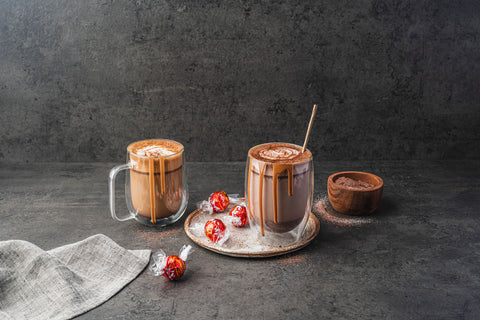 Mocha & Hot Chocolate made with Lindt Lindor chocolate