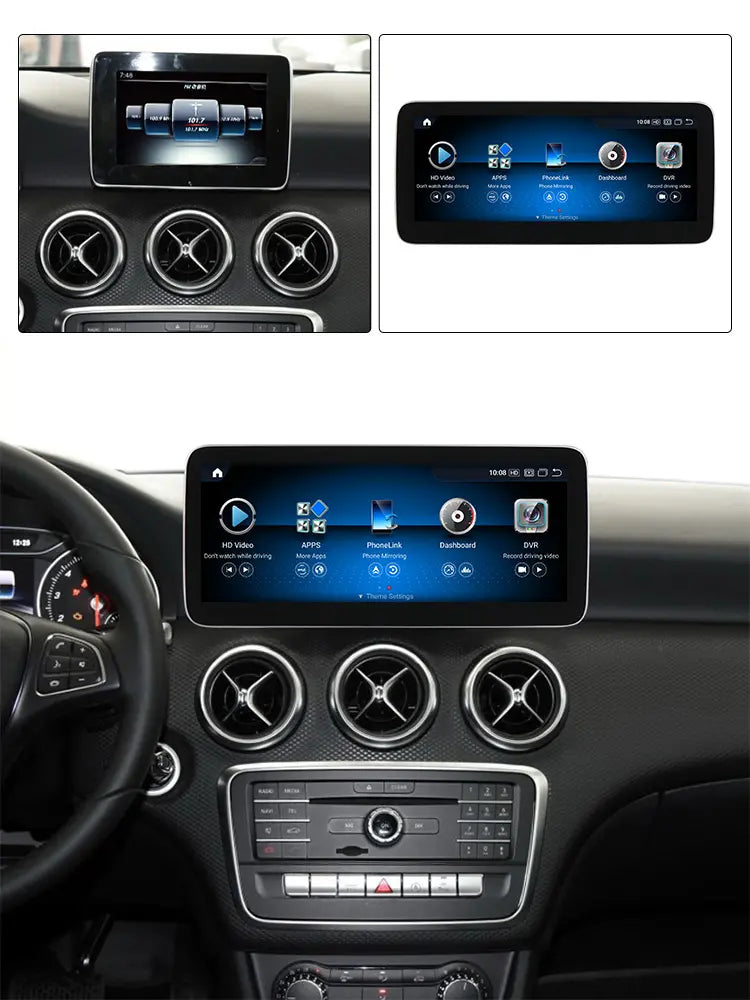 CarPlay Mercedes A Class GLA CLA 2011-2019 W176 X156 C117 R231 Android 13 Autoradio CarPlay & Android Auto