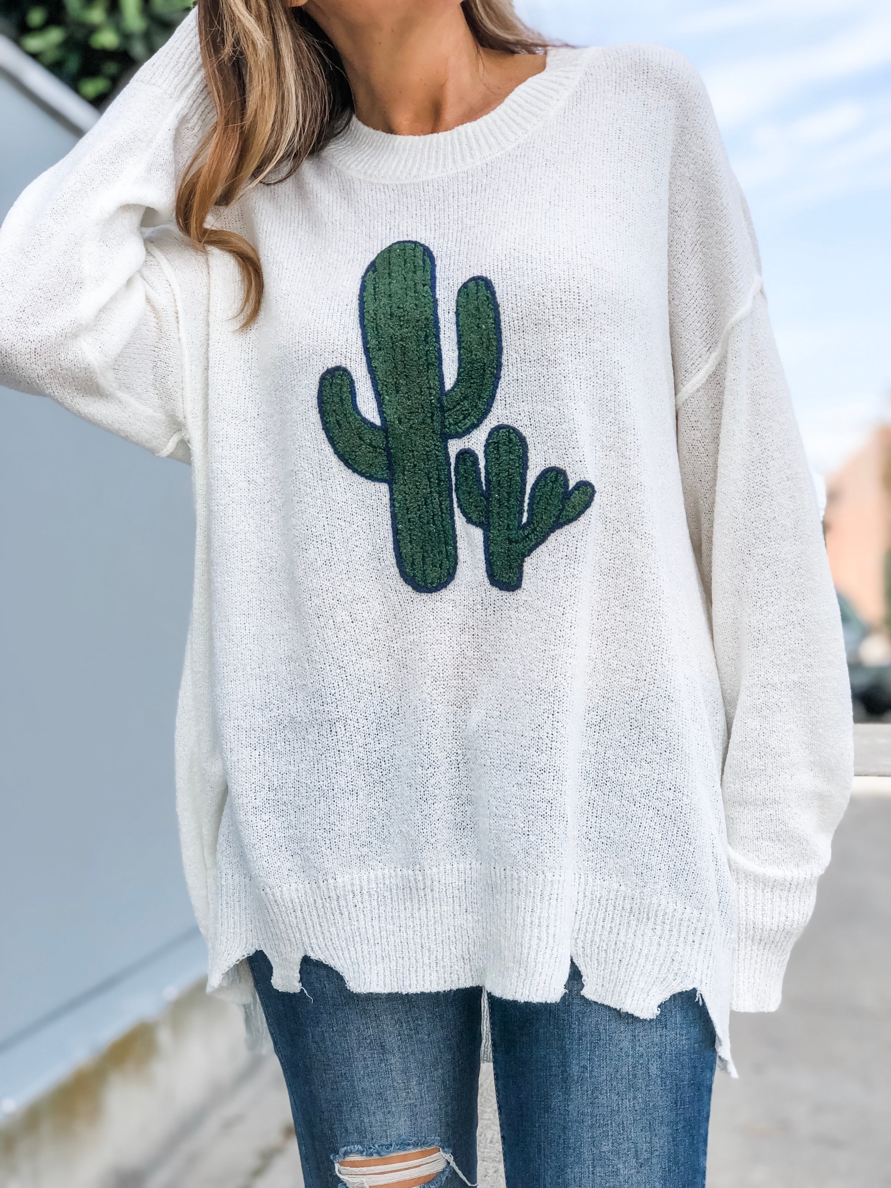 cactus sweater