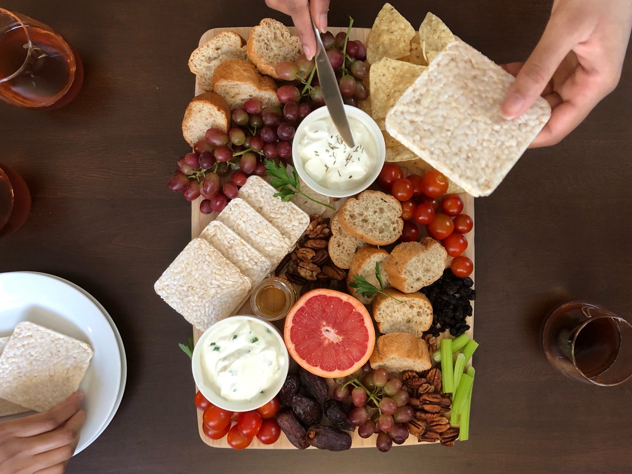 Christmas snack board 