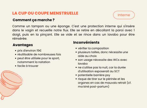 La coupe menstruelle ou cup, une solution hygiénique zéro déchet