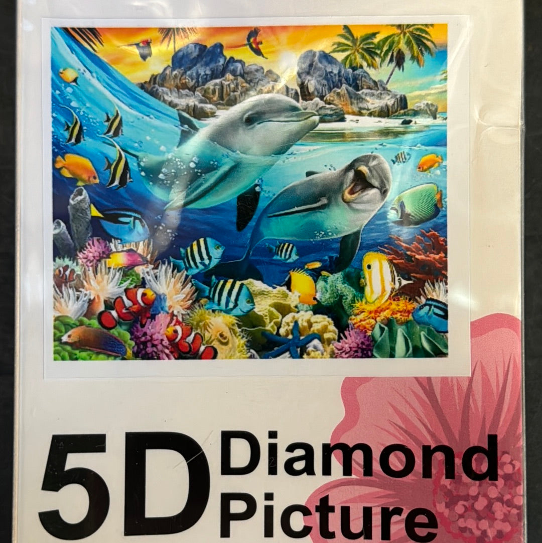 Billede af Diamond Painting Fiskelandskab 50x65cm