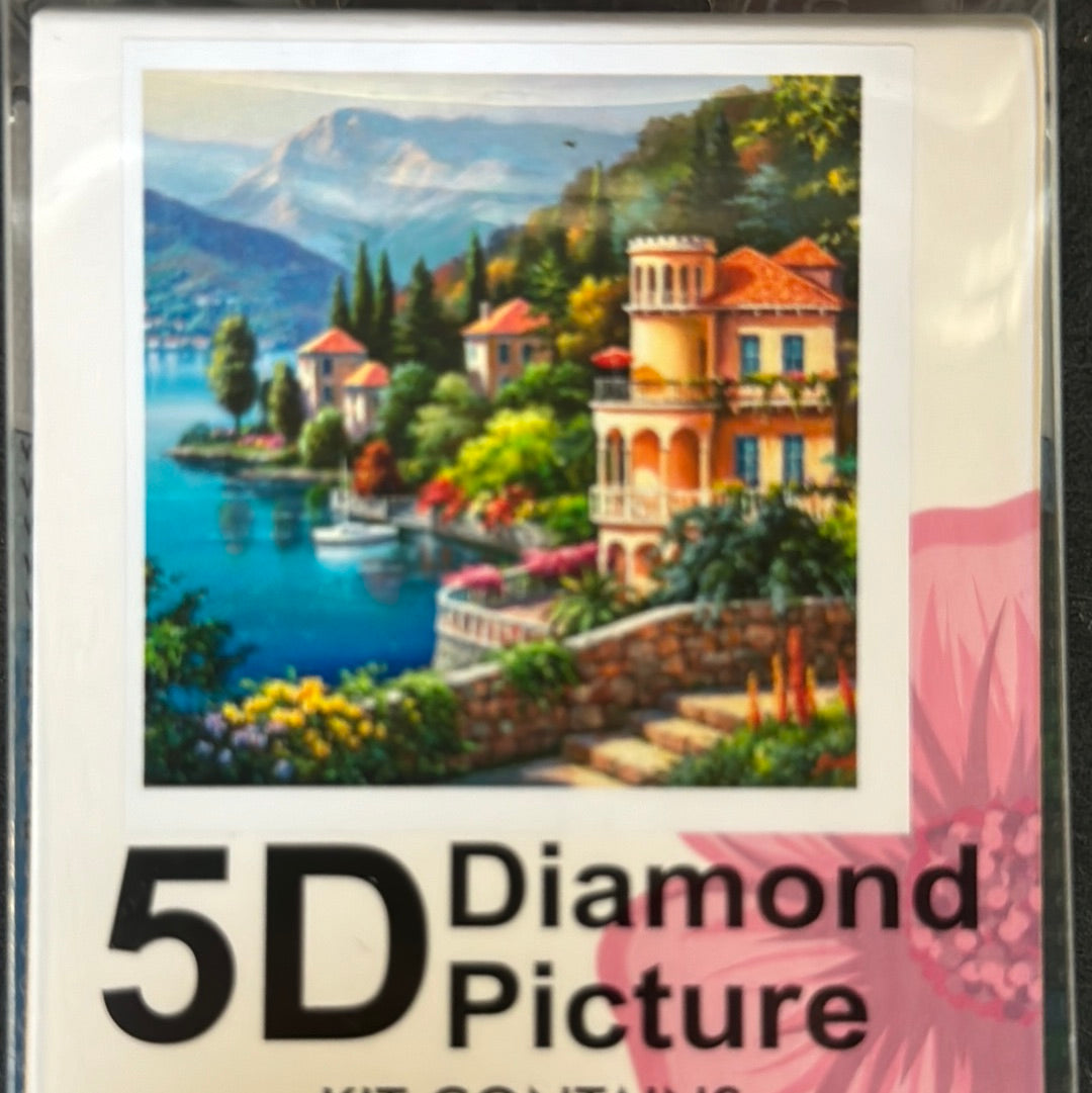 Billede af Diamond Painting Bylandskab 30x30cm
