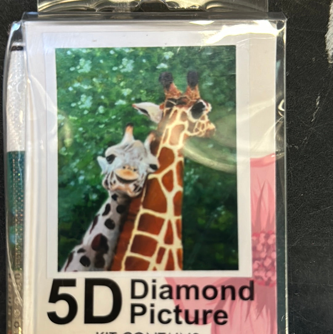 Billede af Diamond Painting Giraffer 15x20cm