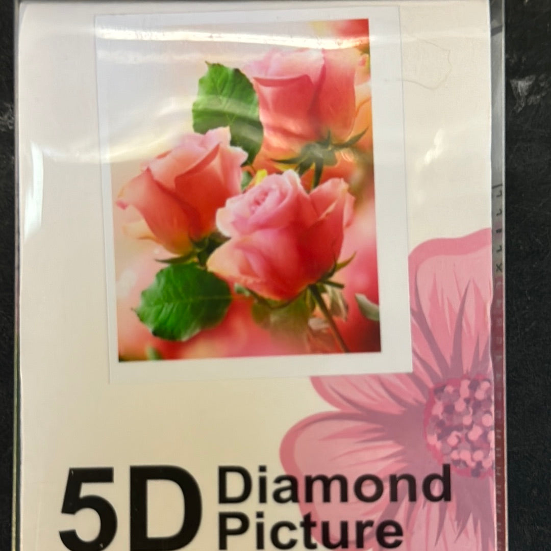 Billede af Diamond Painting Roser 20x30cm hos Dealshoppen