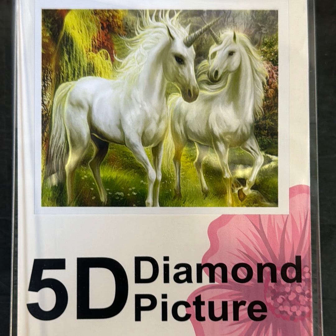 Billede af Diamond Painting Heste 50x40cm