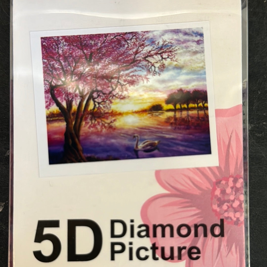 Billede af Diamond Painting Svane i sø 20x30cm hos Dealshoppen