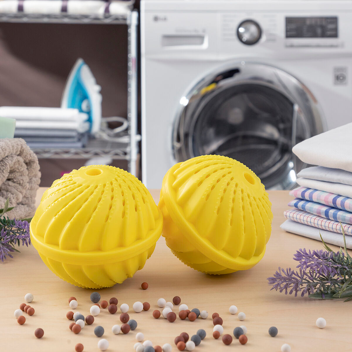 Billede af Vaskeri bolde uden vaskemiddel Delieco InnovaGoods Pakke med 2 stk