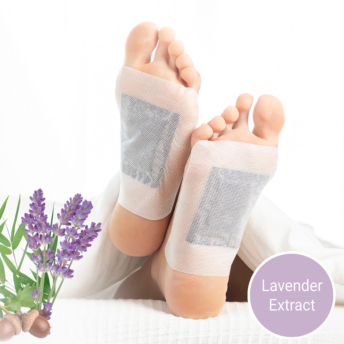 Billede af Detox Fod Plastre Lavender InnovaGoods 10 enheder