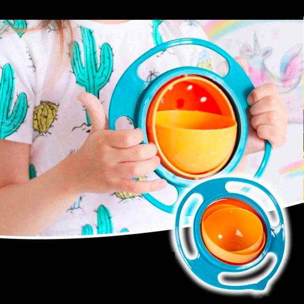 Se Spildfri Spiseskål til børn (Gyro bowl) hos Dealshoppen