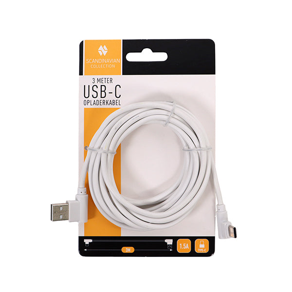 Billede af Opladerkabel USB-C - 3 meter