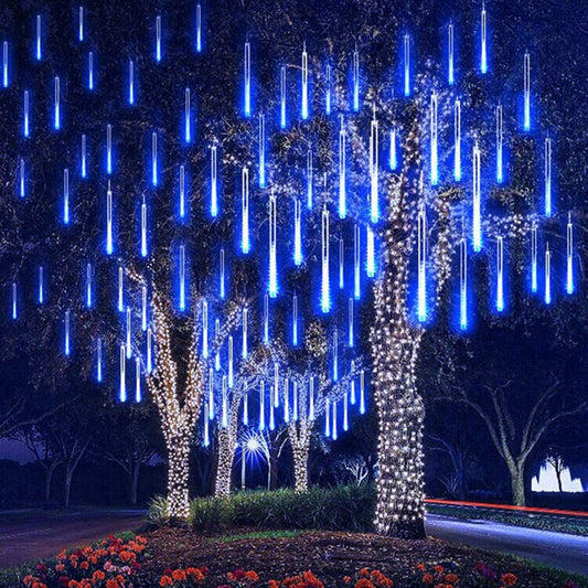 30/50cm 8 Tubes Meteor Shower Rain Led Lights Christmas Decorations for Outdoor