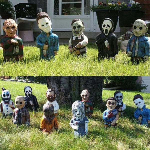 Horror Movie Garden Gnomes Killer-Great idea For Horror movie lovers🎁 ...