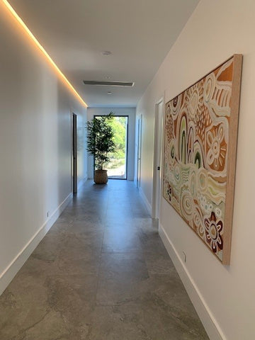 Guest wing hallway