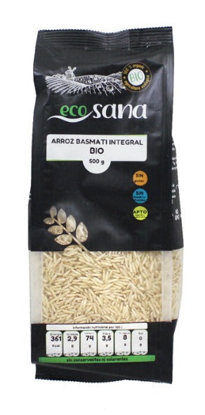 arroz basmati integ bio 500gr ecosana