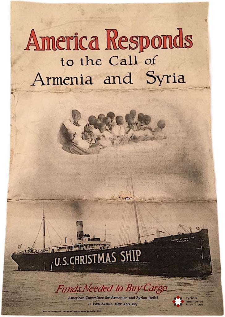 1916 America responds to the calls! The Christmas Ship Poster