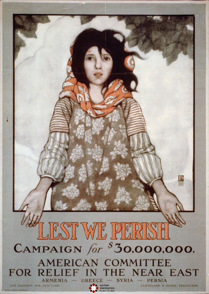 1918- Lest they perish Vintage-poster by Ethel Franklin Betts