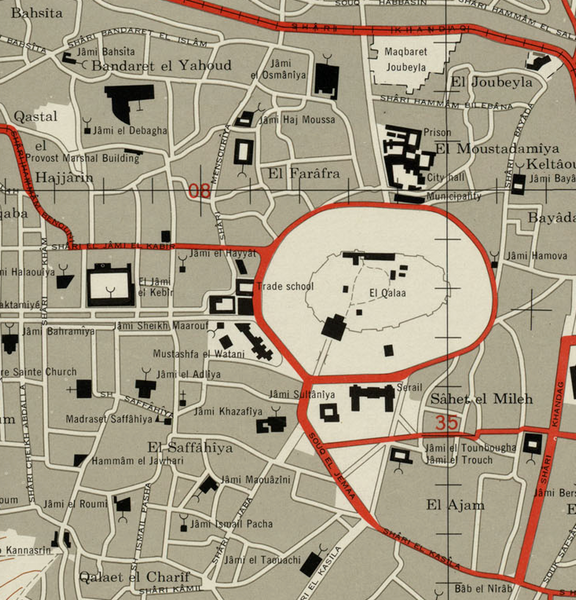 1958-Aleppo-Map-US-Army-Map-Service-LR-Closeup-Qalaa-Citadel