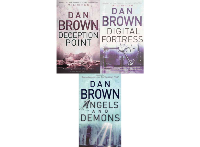 Angles and Demons + Deception Point + Digital Fortress