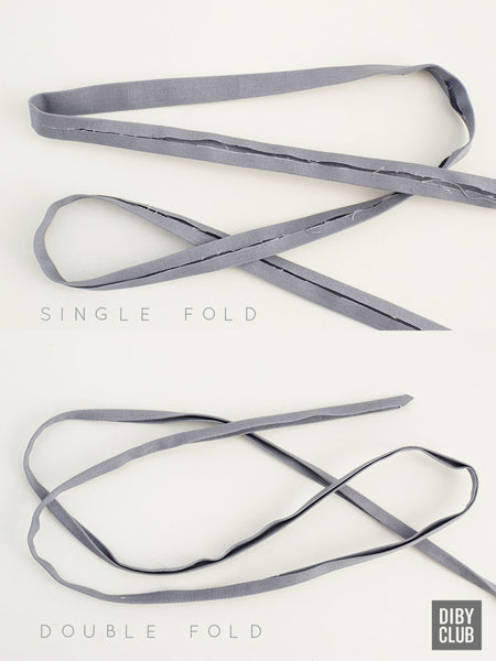 Bias Tape Single and Double Fold DIBY Club Tutorial