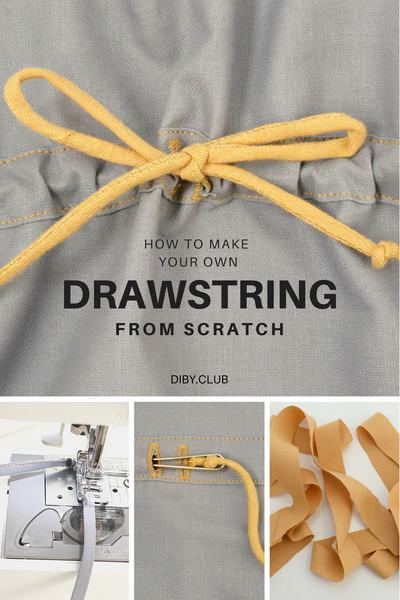 How to sew your own drawstring from scratch