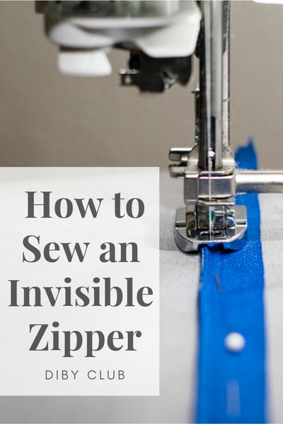 Invisible Zipper main pic DIBY Club Tutorial