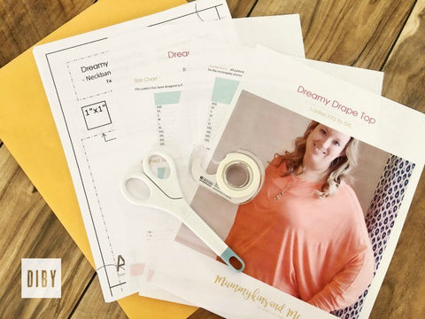 How to Tape, Cut and Organize Your PDF Sewing Patterns – Do It