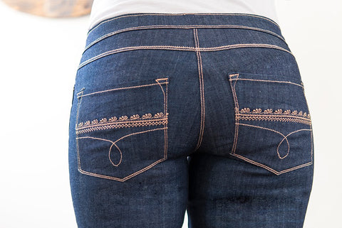 Dauphine Skinny Jeans Detailed Back Pocket