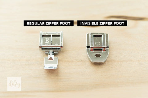 Types of Zipper Feet DIBY Club Tutorial