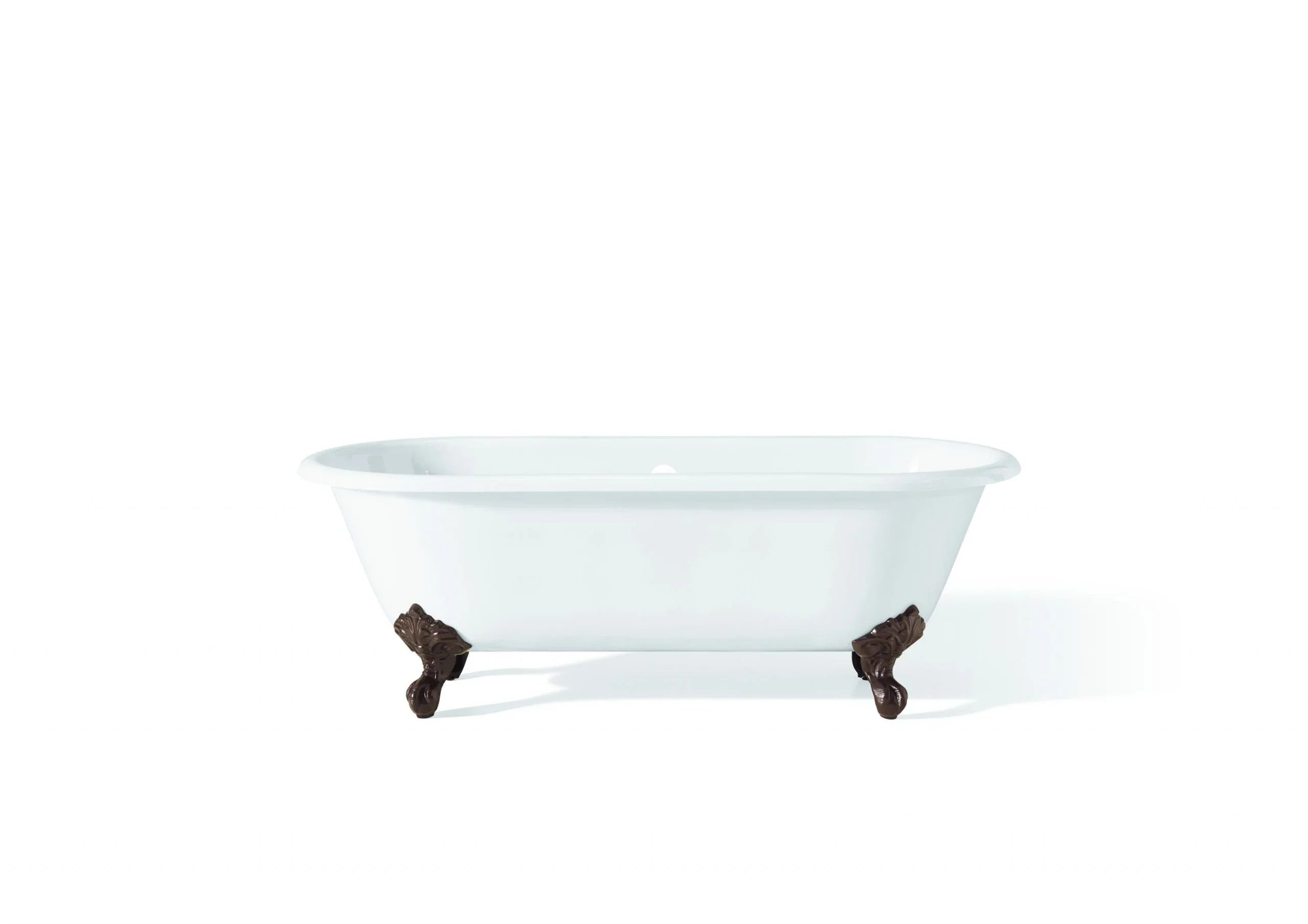 REGAL Cast Iron Clawfoot Bath With Continuous Rolled Rim (Small)