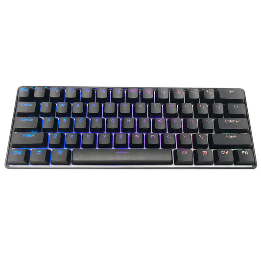 Kraken Pro Compact Mechanical Gaming Wired Keyboard Blue Light - Black