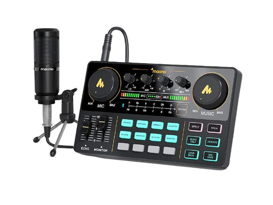 Maonocaster Lite Portable All-In-One Podcast Production Studio