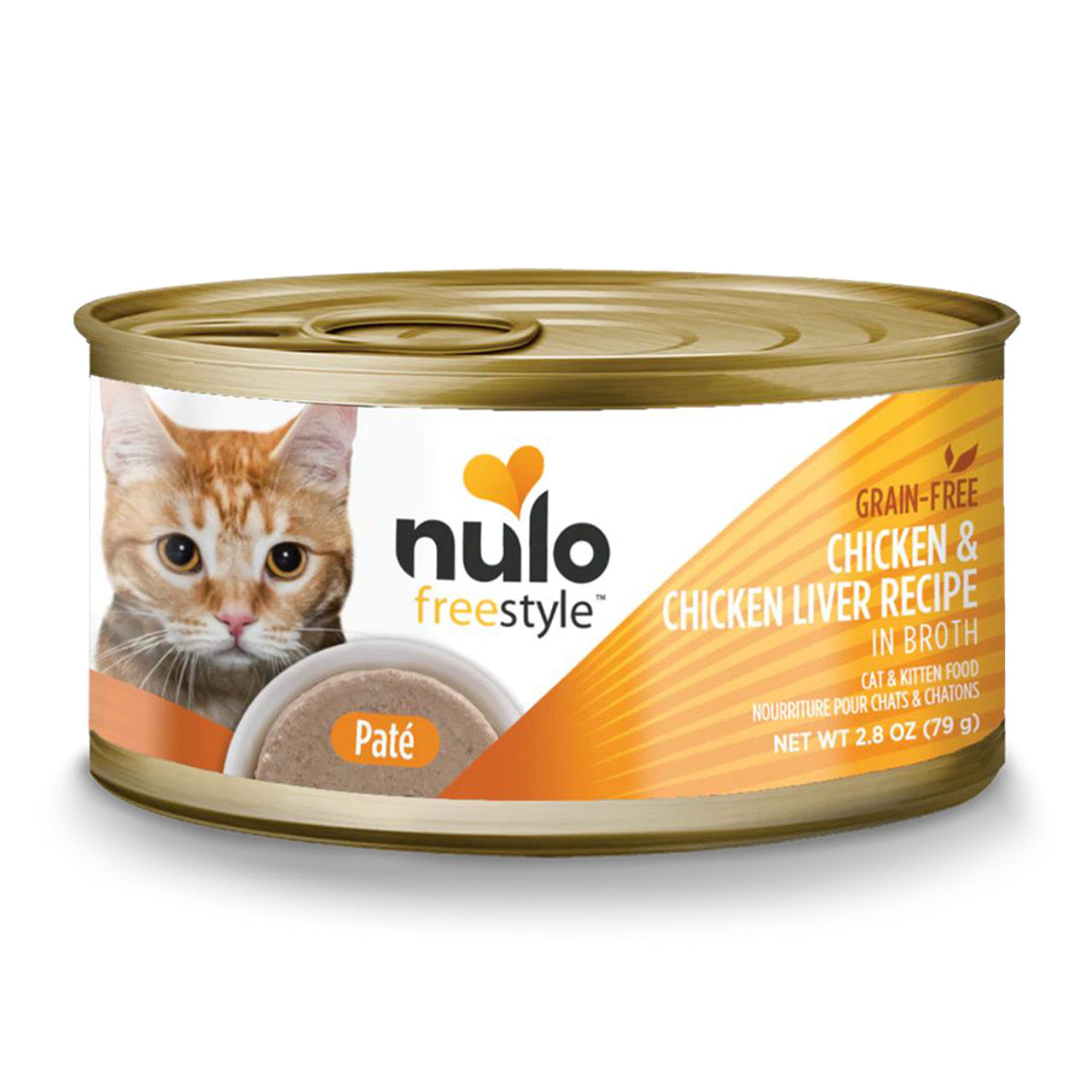 Nulo Freestyle Cat & Kitten Chicken & Chicken Liver in Broth Recipe Canned Cat Food