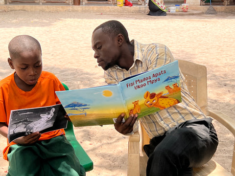 Reading of "The Spotted Hyena Joins a New Clan" in Tanzania