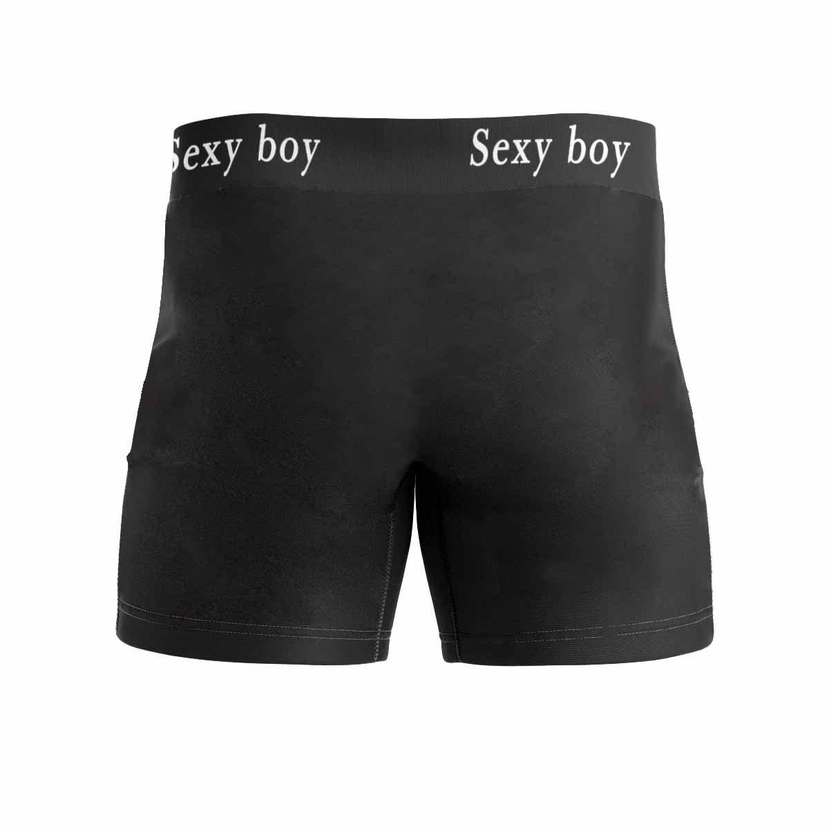 Boxer Briefs With Custom Waistband Face On Mens Underwear 0481